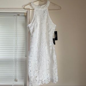 NWT Lulu’s love poem ivory lace dress